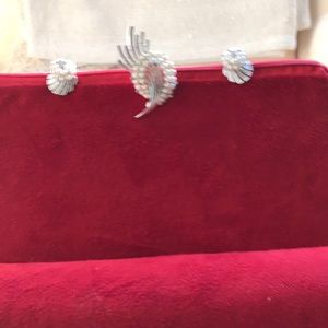 BeautifulTriafari pin and clip earrings